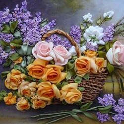 Jigsaw puzzle: Bouquet of ribbons