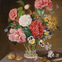 Jigsaw puzzle: Flower still life