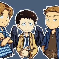 Jigsaw puzzle: Sam, Cas, Dean - Supernatural