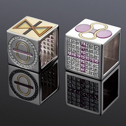 Jigsaw puzzle: Pair of rings (male and female)