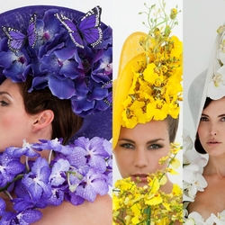 Jigsaw puzzle: Orchid hats by Philip Tracy