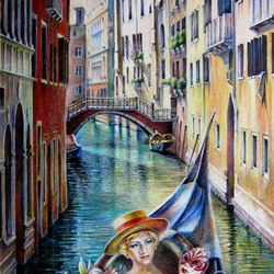 Jigsaw puzzle: Through the canals of Venice