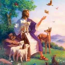 Jigsaw puzzle: Jesus and the beasts
