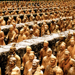 Jigsaw puzzle: Qin Shi Huang Di Mausoleum and the Terracotta Army, China
