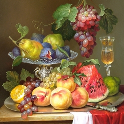 Jigsaw puzzle: Still life with watermelon