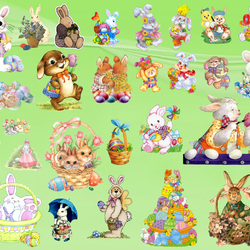 Jigsaw puzzle: Easter bunnies