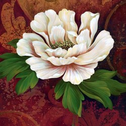 Jigsaw puzzle: Peony