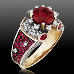 Jigsaw puzzle: Ruby ring