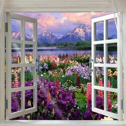 Jigsaw puzzle: Window to summer