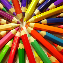 Jigsaw puzzle: Colour pencils