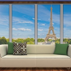 Jigsaw puzzle: Living room with poster