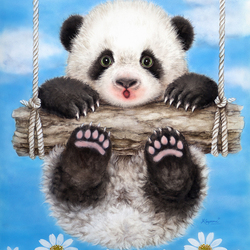 Jigsaw puzzle: Little panda