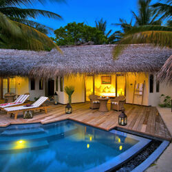 Jigsaw puzzle: Bungalow in Maldives