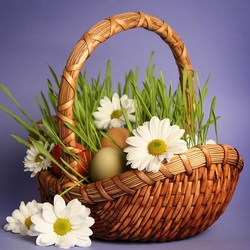 Jigsaw puzzle: Easter basket