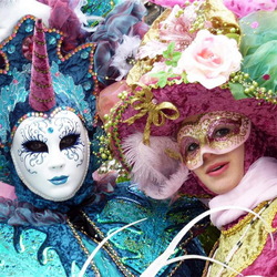 Jigsaw puzzle: Venetian masks