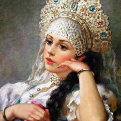 Jigsaw puzzle: Russian beauties Vladislav Nagornova