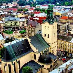 Jigsaw puzzle: Lviv. Panorama