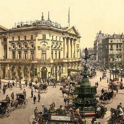 Jigsaw puzzle: Old postcards. London