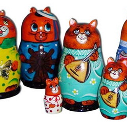 Jigsaw puzzle: Cats - matryoshka