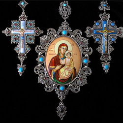 Jigsaw puzzle: Panagia and body crosses