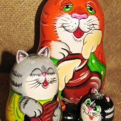 Jigsaw puzzle: Cats - matryoshka