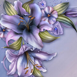 Jigsaw puzzle: Winter lilies