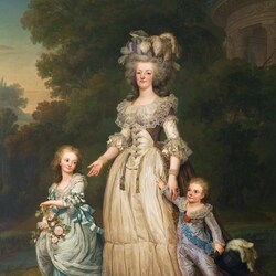 Jigsaw puzzle: Queen Marie Antoinette with children