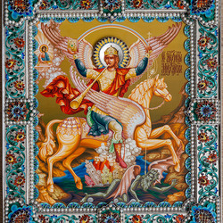Jigsaw puzzle: Icon Michael the Archangel