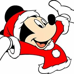 Jigsaw puzzle: Mickey Mouse and Christmas