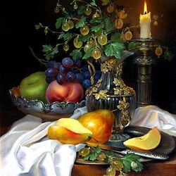 Jigsaw puzzle: Still life with gooseberries