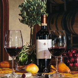 Jigsaw puzzle: California wine in still lifes