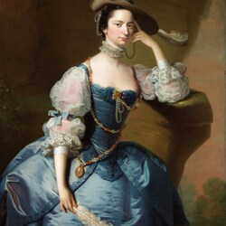 Jigsaw puzzle: Portrait of Lady Oxenden