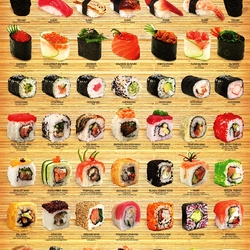 Jigsaw puzzle: Sushi