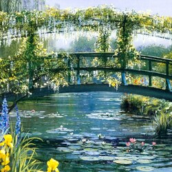 Jigsaw puzzle: Monet's Bridge