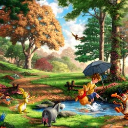 Jigsaw puzzle: Winnie the Pooh and everybody everything
