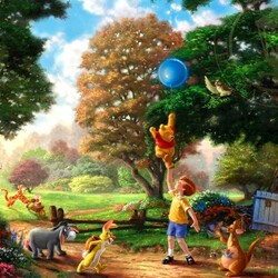 Jigsaw puzzle: Winnie the Pooh and everything, everything, everything ...
