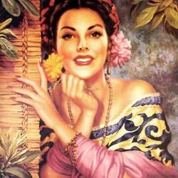 Jigsaw puzzle: Mexican beauty