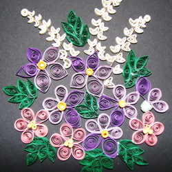 Jigsaw puzzle: Paper filigree (quilling)