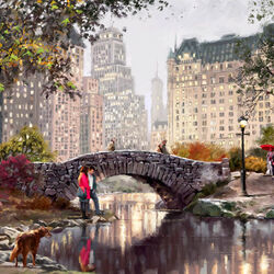 Jigsaw puzzle: Autumn in New York