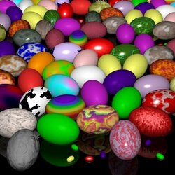 Jigsaw puzzle: Easter eggs