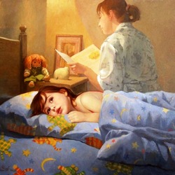 Jigsaw puzzle: Bedtime story