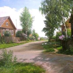 Jigsaw puzzle: In the village