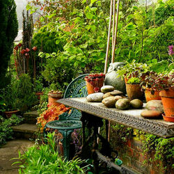 Jigsaw puzzle: Corner of the old garden