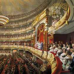 Jigsaw puzzle: Performance at the Moscow Bolshoi Theater on the occasion of the coronation