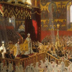 Jigsaw puzzle: Coronation of Emperor Nicholas II and Empress Alexandra Feodorovna