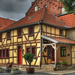 Jigsaw puzzle: House in Mühlhausen