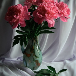 Jigsaw puzzle: Bouquet of peonies