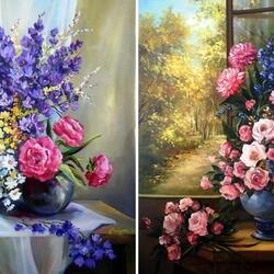 Jigsaw puzzle: Two still lifes