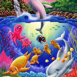 Jigsaw puzzle: Under water
