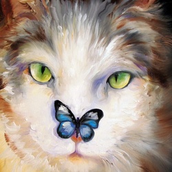 Jigsaw puzzle: With a butterfly